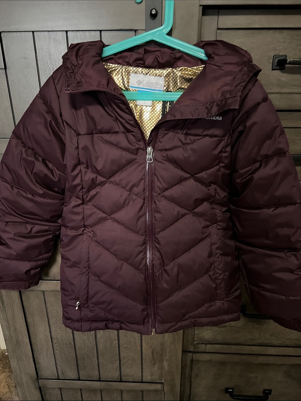 Columbia Girls' Maroon coat